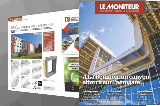 Le Bloc Baie BB4 publié dans le magazine Le Moniteur