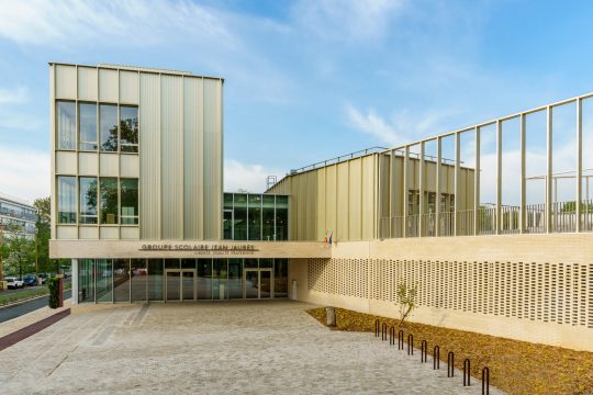 Ecole Jean Jaures bardage nervuré